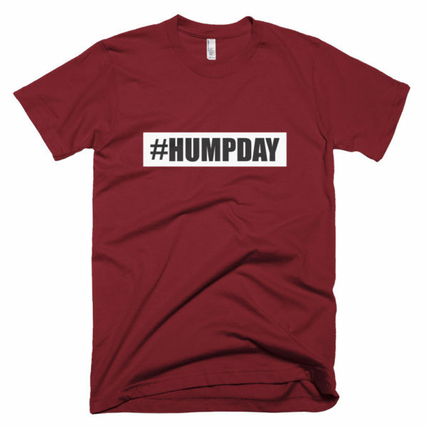 #humpday womens t-shirt - red