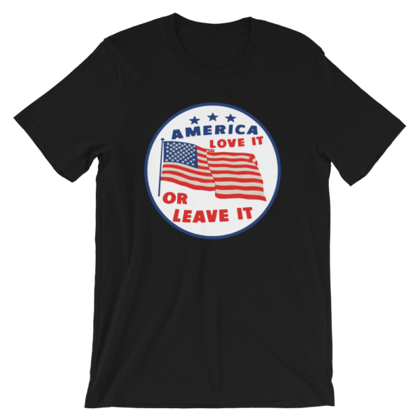 Black America love it or leave it t-shirt