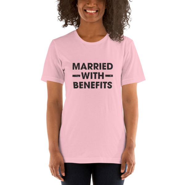 pink married with benefits t-shirt