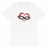 polyamory heart t-shirt