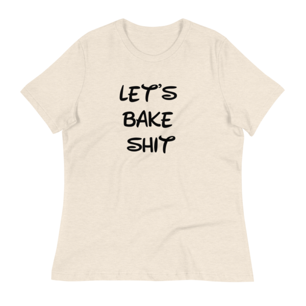 Let's Bake Shit T-shirt - tan
