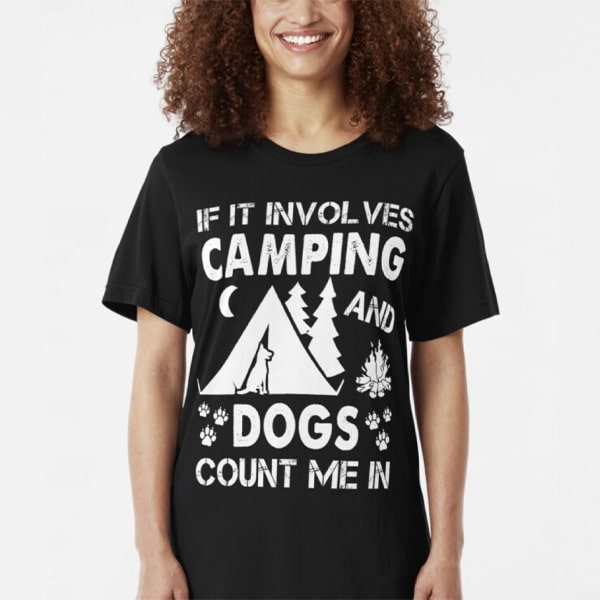 Camping and Dogs T-shirt
