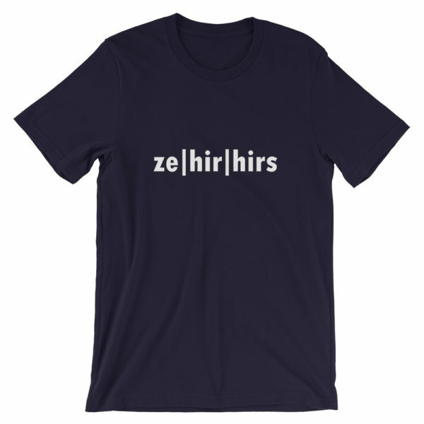 ze hir hirs t-shirt in blue