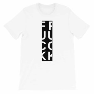 white Fuck T-shirt