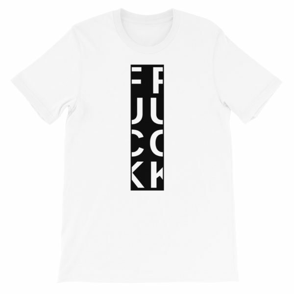 white Fuck T-shirt