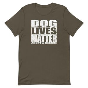 dog lives matter t-shirt military