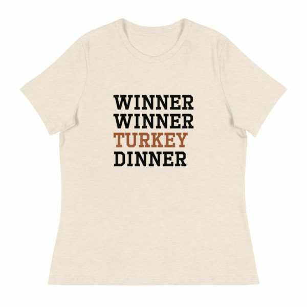 Women's Winner Winner Turkey Dinner T-shirt - Image 4