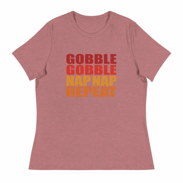 Women's Gobble Gobble Nap Repeat T-shirt - Image 2