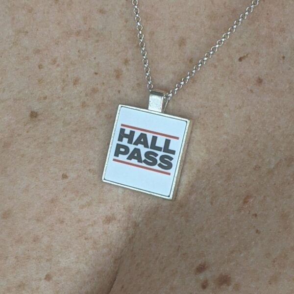 women's hall pass necklace