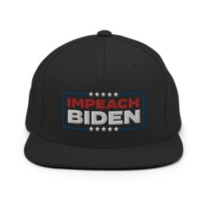 black impeach biden dad hat