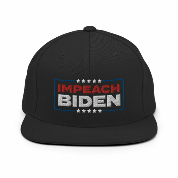 black impeach biden dad hat