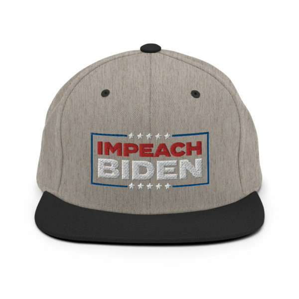 impeach biden snapback hat