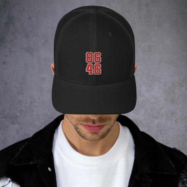 86 46 trucker hat