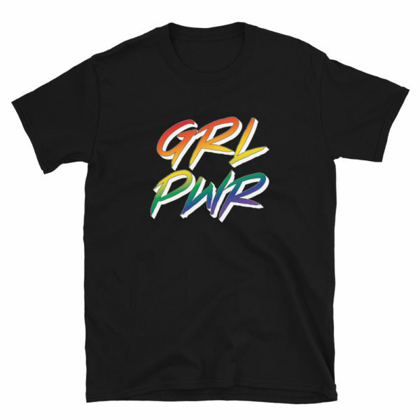 GRL PWR women's t-shirt in black