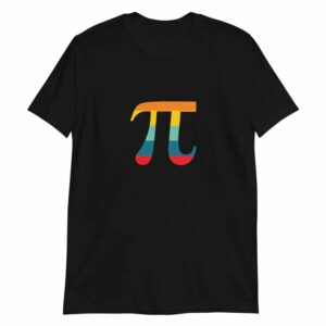 Black Pi day symbol Pi Day T-shirt