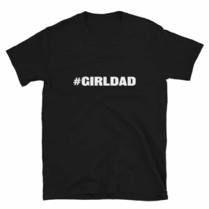 black #GIRLDAD T-shirt