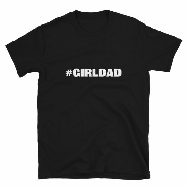 black #GIRLDAD T-shirt