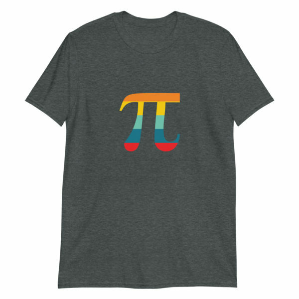 gray Pi day symbol Pi Day T-shirt