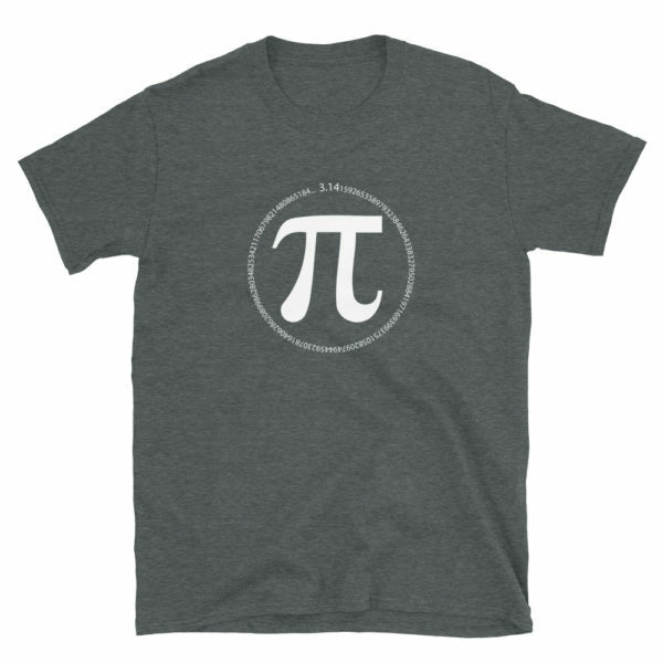 dark heather pi day pi symbol with numbers of pi circle