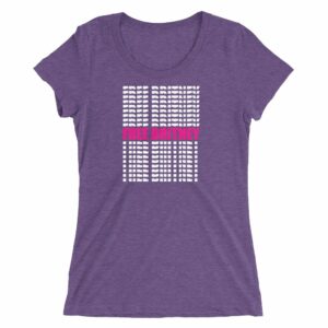 purple women's free britney t-shirt