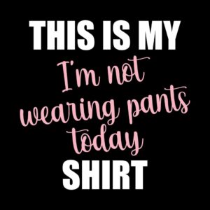 women's no pants shirt