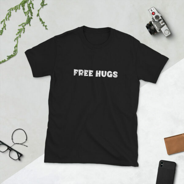 free hugs t-shirt - Black