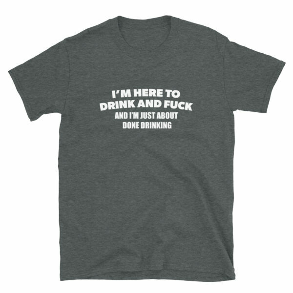 I'm Here To Drink And Fuck T-Shirt - Image 3