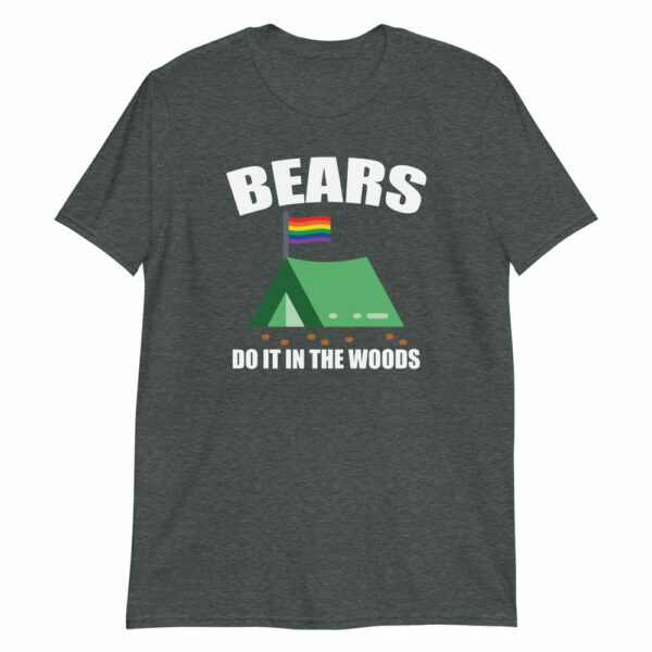 Bears Do It In The Woods Funny LGBT Camping T-shirt