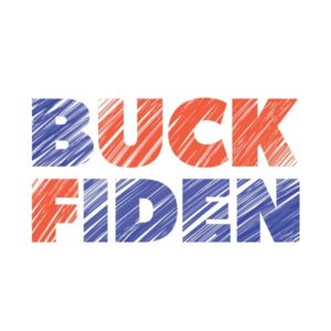 Red and Blue Buck Fiden T-shirt for Republicans and Patriots