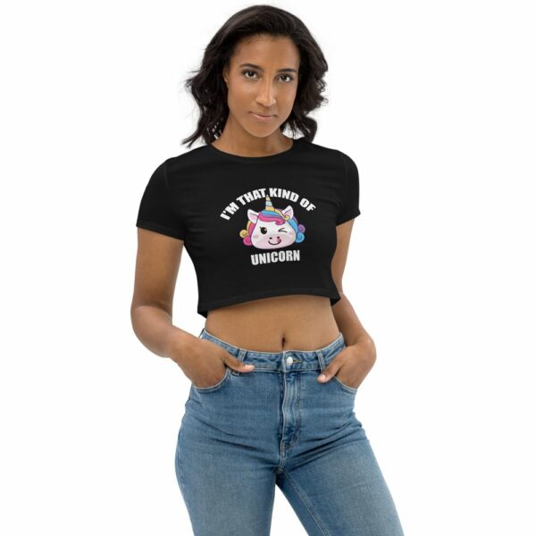I'm That Kind of Unicorn Swingers Crop Top - Image 6