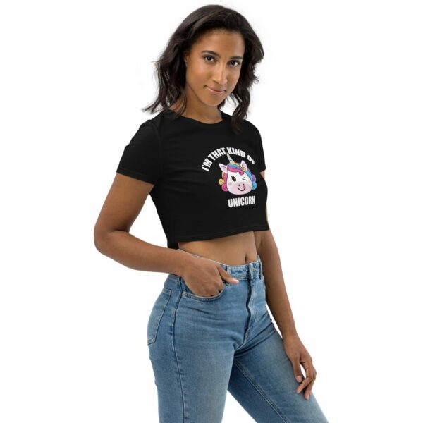 I'm That Kind of Unicorn Swingers Crop Top - Image 4