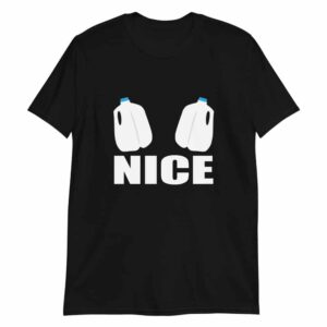 black funny nice jugs t-shirt