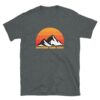 heather nature and shit hiking backpacking t-shirt