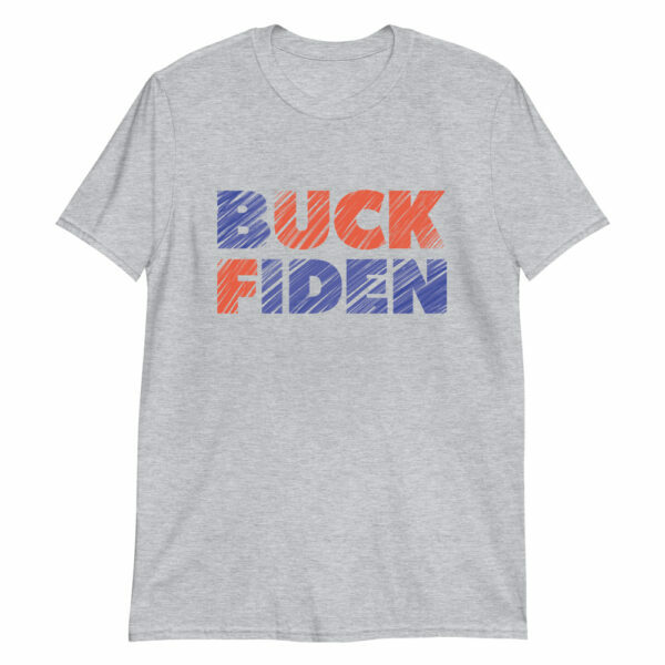 Red and Blue Buck Fiden T-shirt for Republicans and Patriots