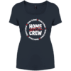 black women's homeschool creaw t-shirt