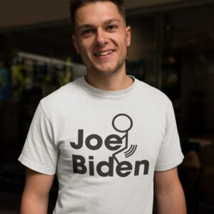 white fuck Joe Biden stick figure t-shirt