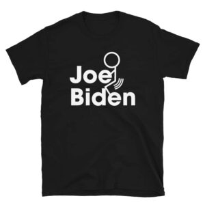White Stick Figure Fuck Joe Biden T-Shirt