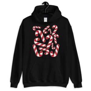 Christmas Candy Canes Hoodie