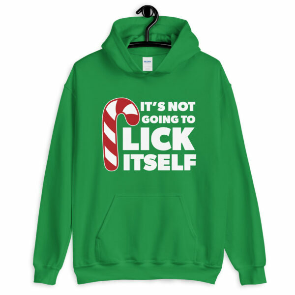 It's Not Going To Lick Itself Candy Cane Hoodie - Image 2
