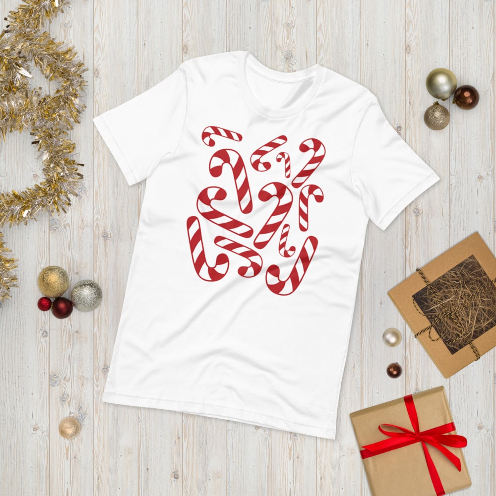 Cute Christmas Candy Cane T-Shirt