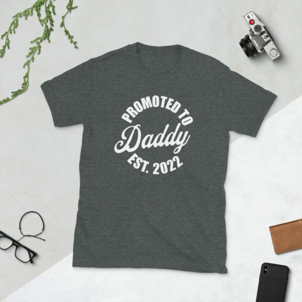 Promoted To Daddy 2022 T shirt - Image 3