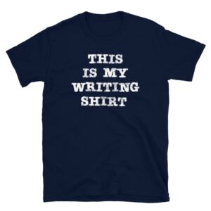 This is my writing t-shirt