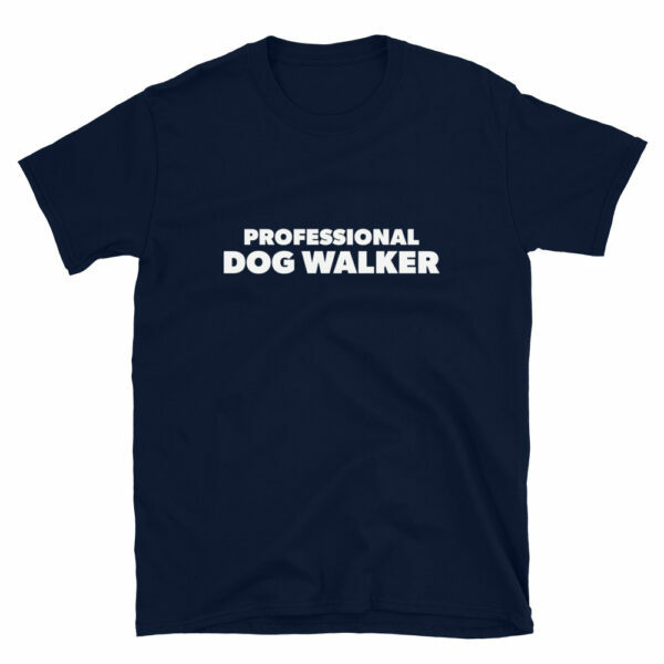 Professional Dog Walker Advertising Customizable T-Shirt - Image 3