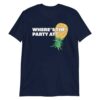 Where's the Party At Upside Down Pineapple Swingers T-Shirt - Image 2