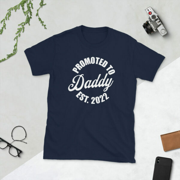 Promoted To Daddy 2022 T shirt - Image 2