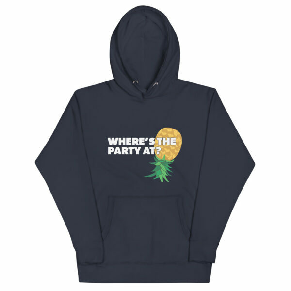 Where's The Party At Swingers Upside Down Pineapple Hoodie - Image 2