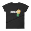 Women's Where's the Party At Swingers t-shirt