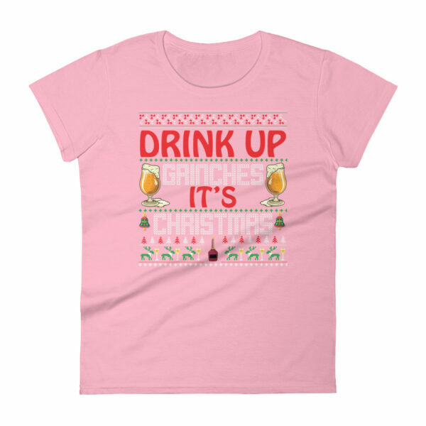 Drink Up Grinches Christmas Women's T-shirt - Image 4