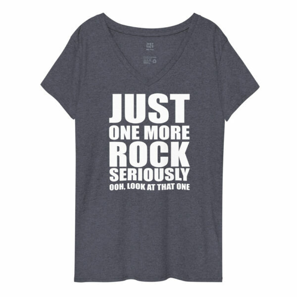 Women’s Recycled Rockhounding  V-neck T-shirt - Image 3