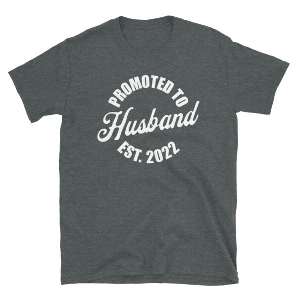 Promoted to Husband 2022 Tee - Image 3